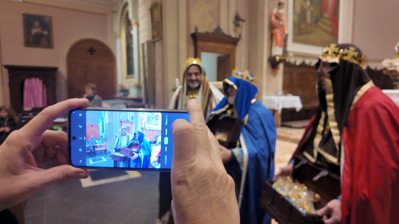 Arrivo Re Magi Abbadia 2025  10 